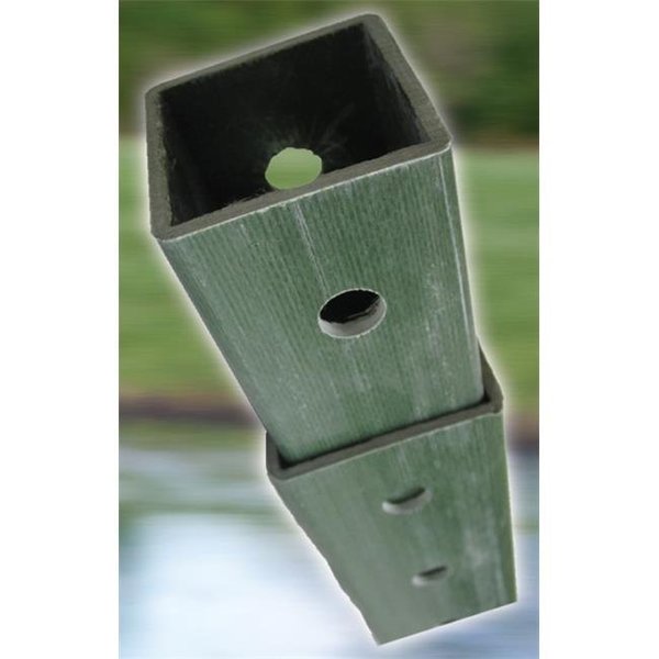 Beloved Poly Telescopic Square Mounting Post - 4-8 Ft. Height BE60418